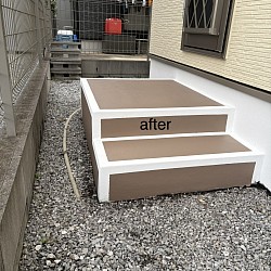 勝手口ステップ